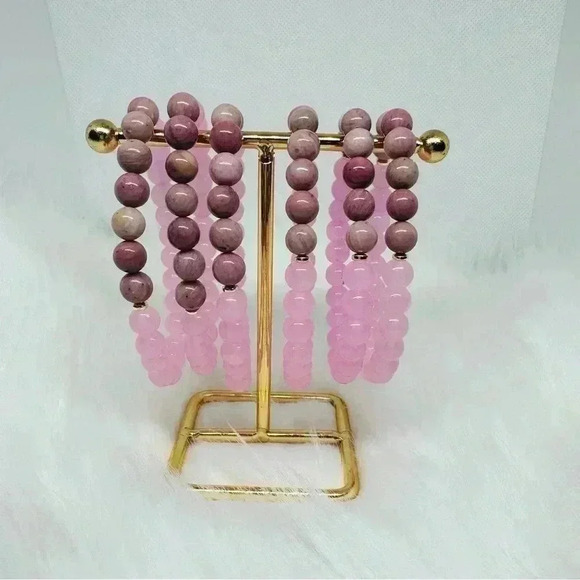 The Pink Team Beaded Handmade Bracelet - Picture 4 of 7